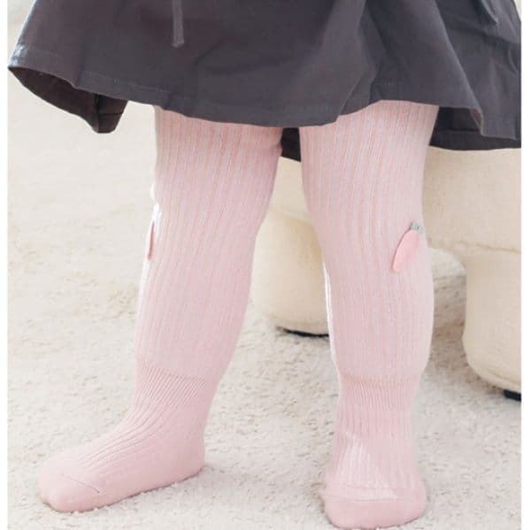 女の子用裏起毛厚手タイツ秋冬ベビーキッズ