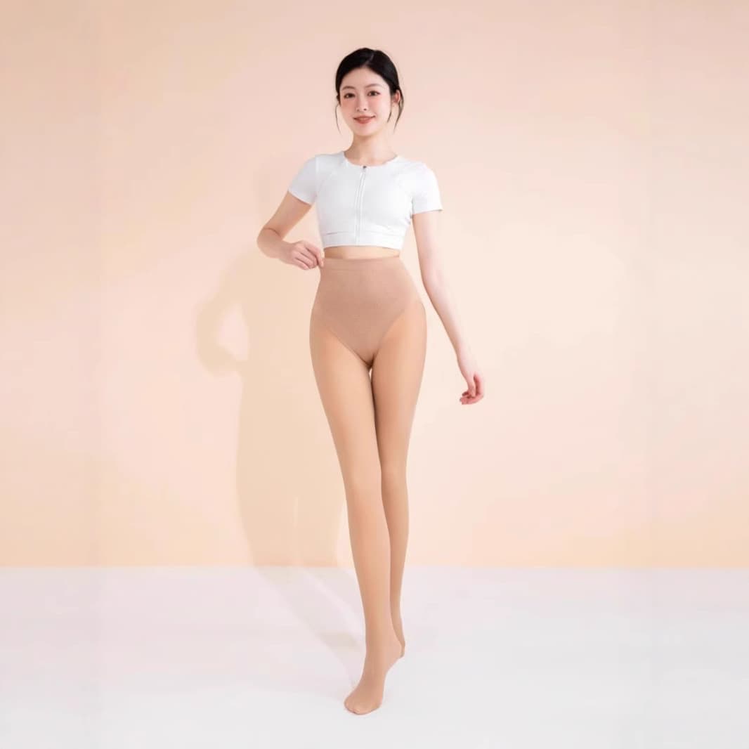 タイツ なめらか美姿勢ハイウエストタイツ